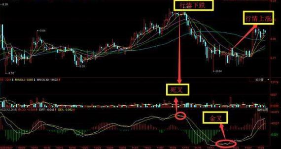 MACD指标详解_股票量柱图片_MACD金叉死叉应用