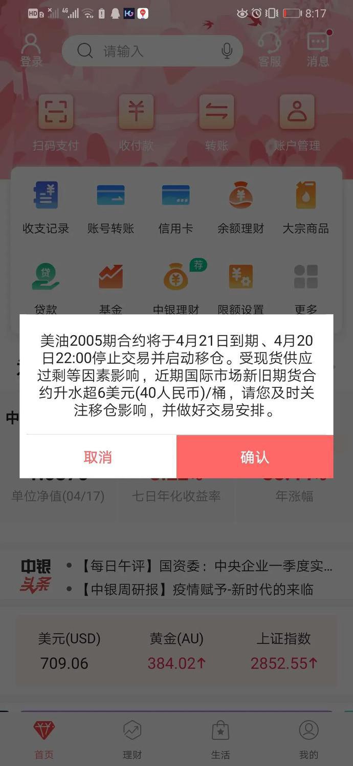 投资者损失分析_原油买跌是什么意思_中国银行原油宝穿仓事件