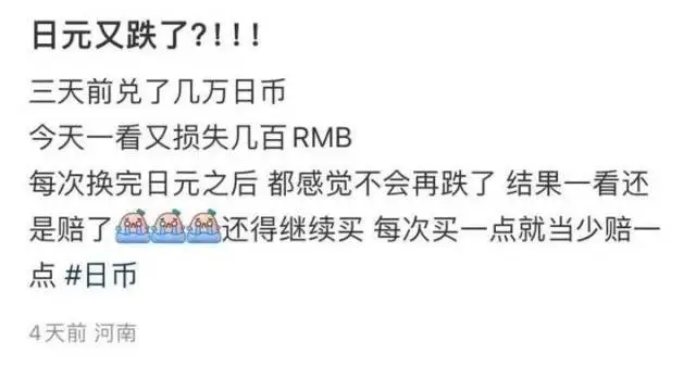 欧元的现汇买入价_囤日元理财_日元汇率走势分析