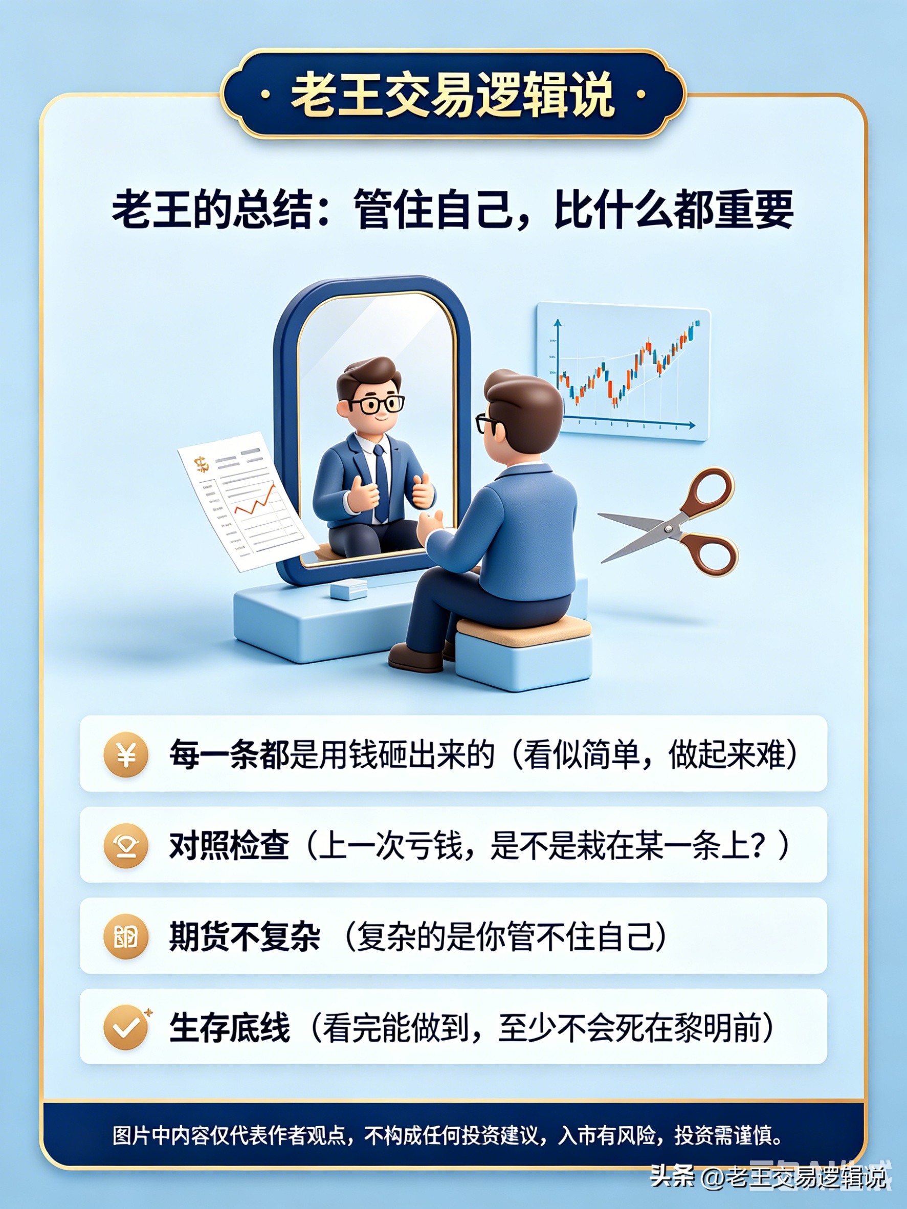 老期货沉淀十几年的7条生存底线_期货交易心得_期货下单时间